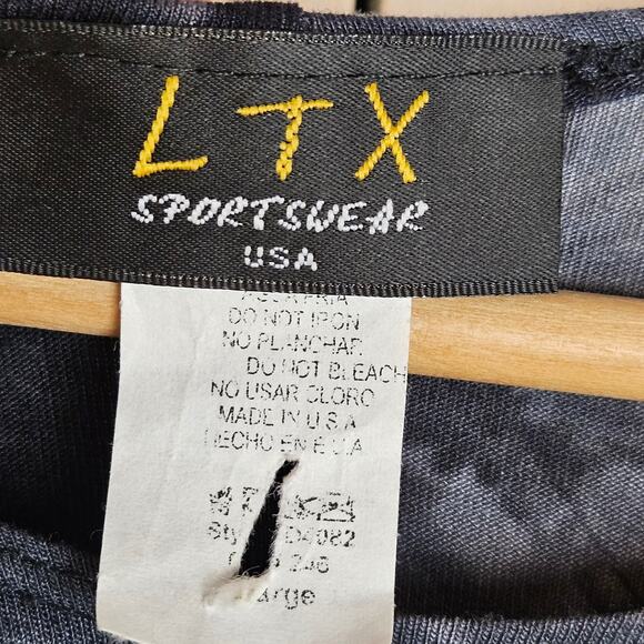 LTX Sportswear Womens Tie-Dye Boho Grunge Tunic Top Shark Bite Mini Dress Size L - Picture 3 of 11